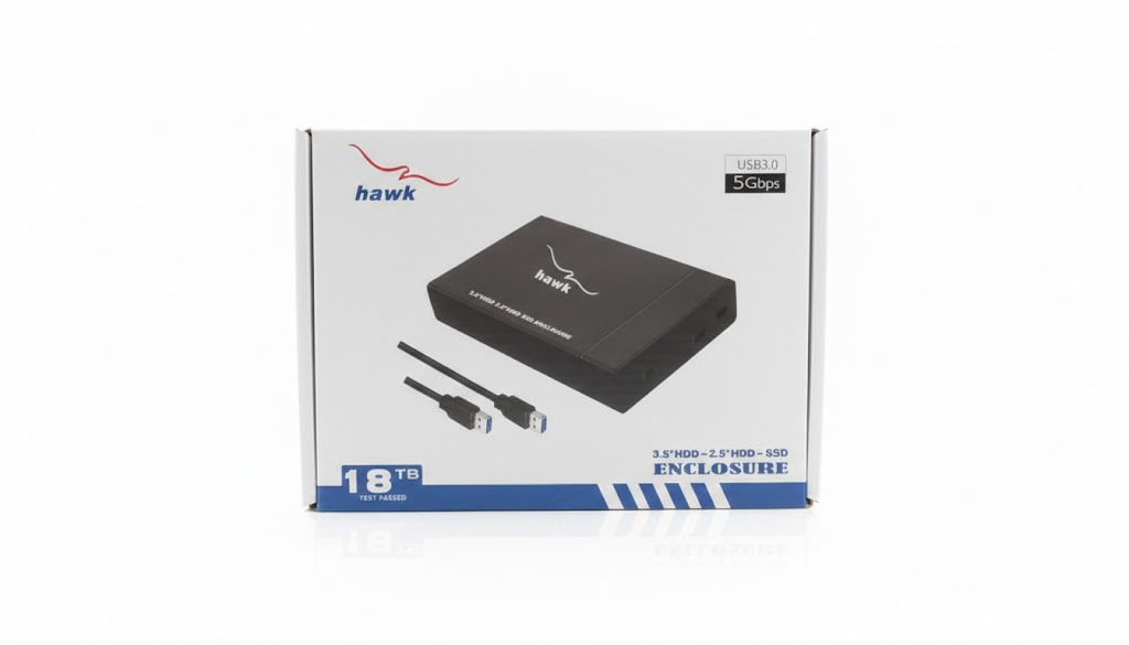 HAWK 3.5-inch SATA USB 3.0 HDD Box