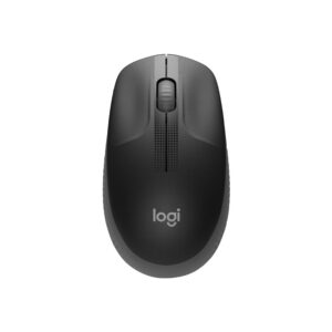 Logitech M190 Full Size Curve Wireless Mouse (Charcoal)