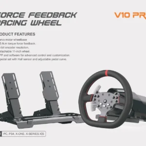PXN FORCE FEED BACK STEERING WHEEL V10 PRO