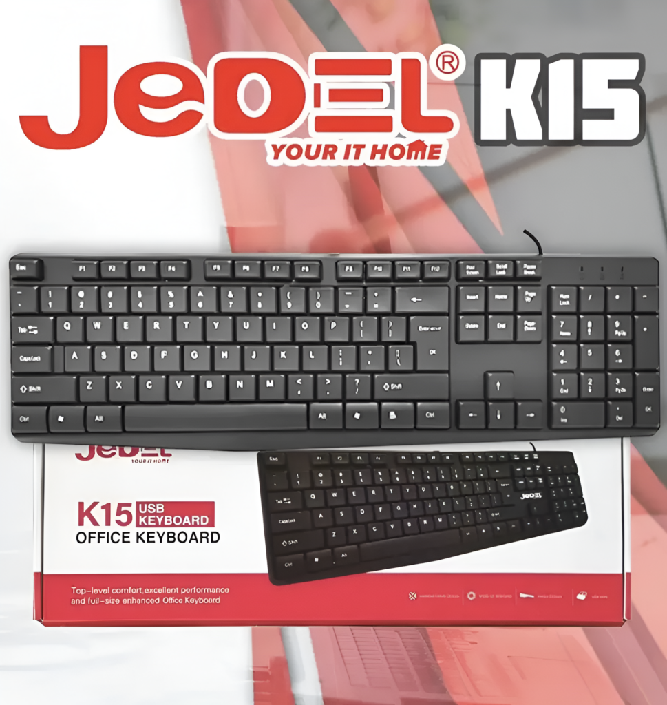 JEDEL K15 USB Wired Office Keyboard