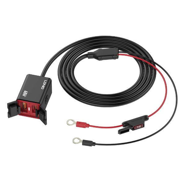 LDNIO C108 60W Wired Extension Cord Waterproof Design SuperFast Car Charger for Motorcycle - Image 2