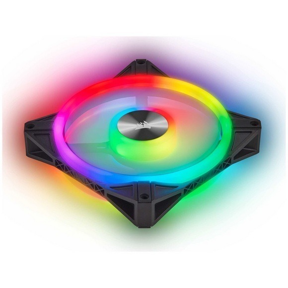 CORSAIR iCUE QL120 RGB 120mm PWM With Lighting Node Core Triple Fan - Image 2