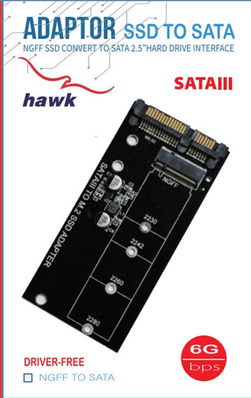HAWK M2 to SATA Adapter - Image 2
