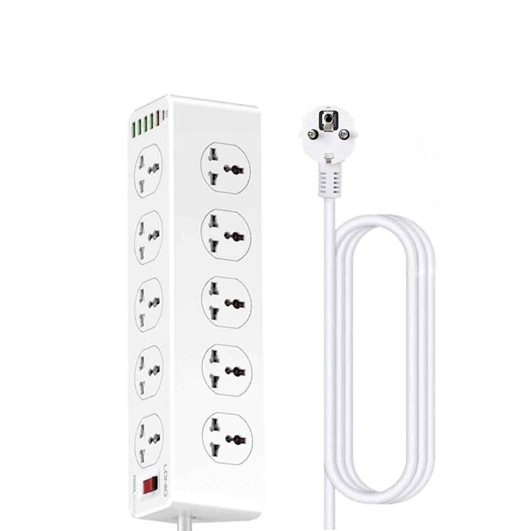 LDNIO SC10610 Power Socket – PD 20W, 10 Outlets, Smart Extension - Image 2