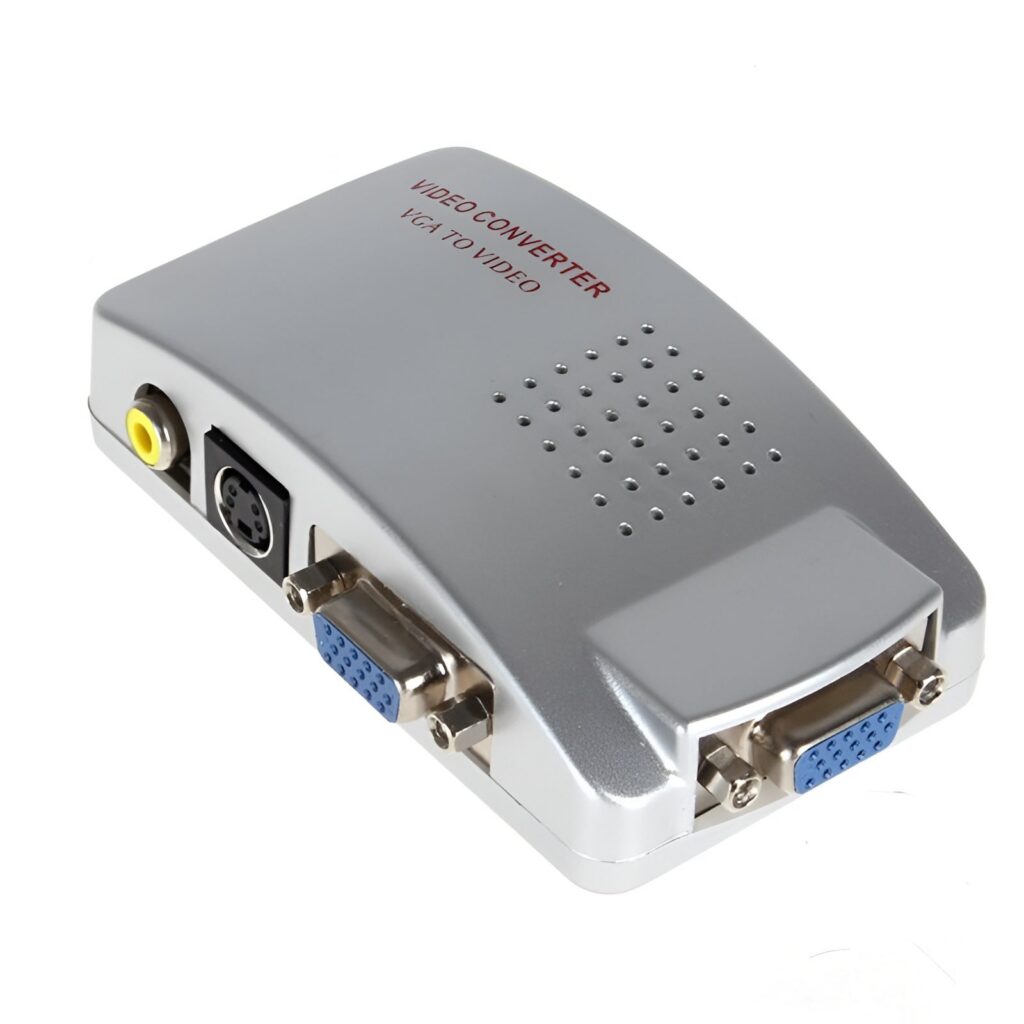 VGA to Audio Video Conversion Box – Connect Old Devices to Modern Displays