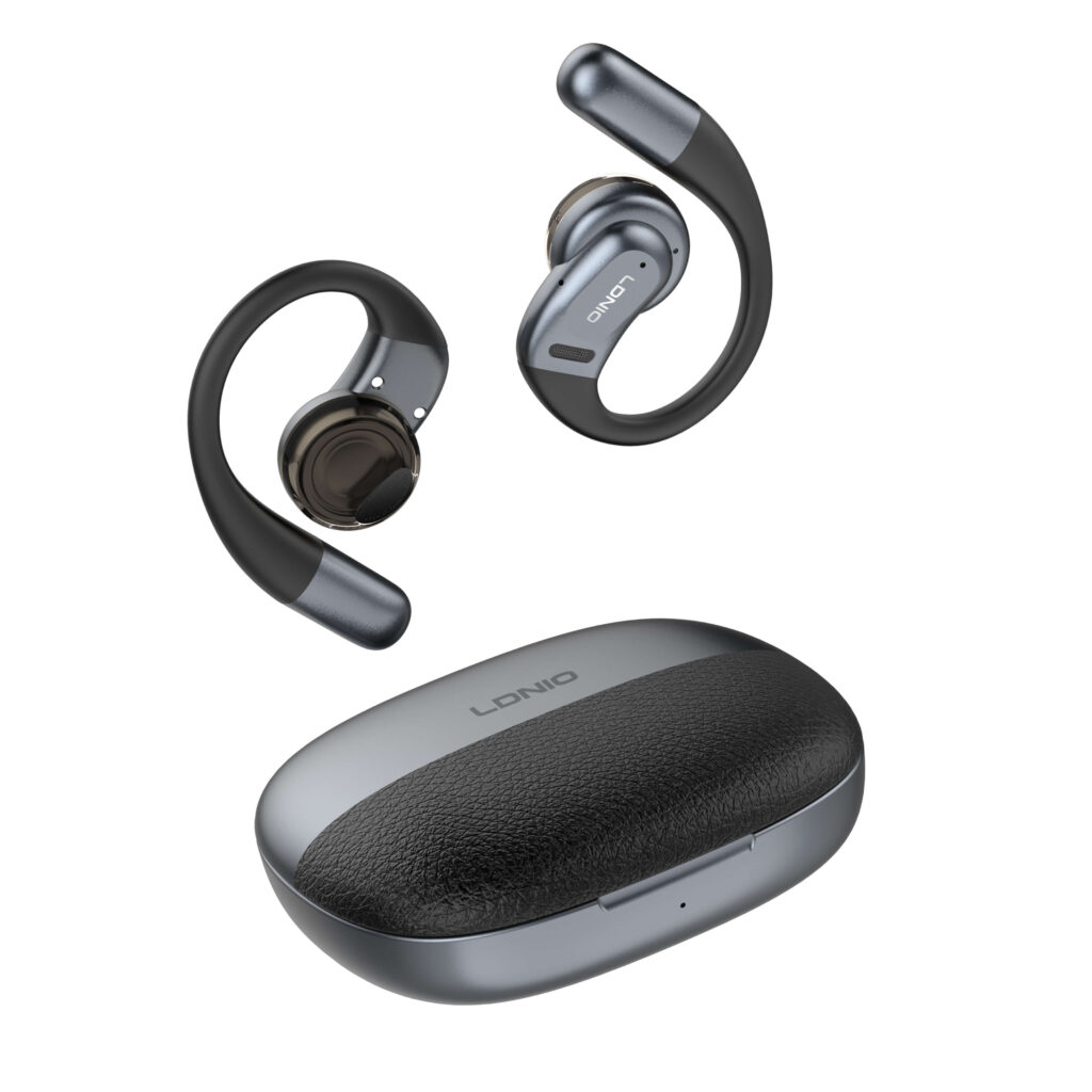 LDNIO T12 Wireless Stereo BT Earbuds Over-Ear Headphones - Image 2