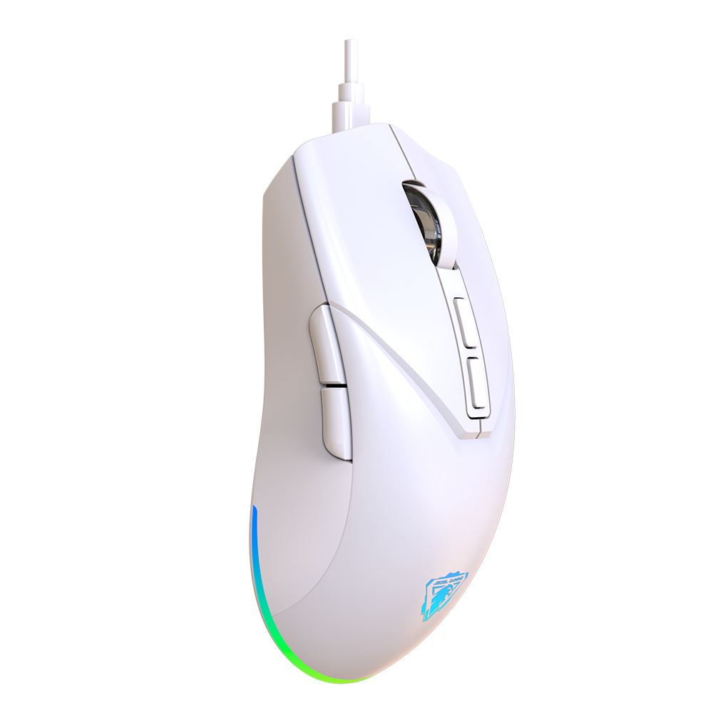 JEDEL GM700 RGB 7D Gaming Mouse White Color - Image 2