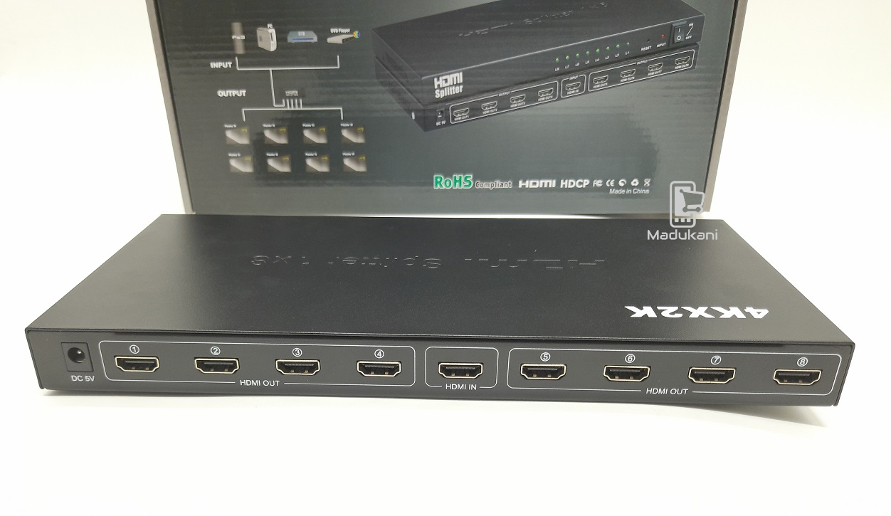 HDMI Splitter 8 Port – 2K/4K - Image 2