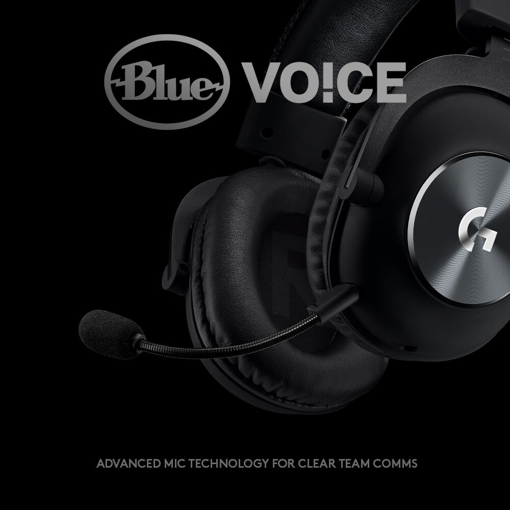 Logitech G PRO X Wired Gaming Headset with Blue VO!CE - Image 2