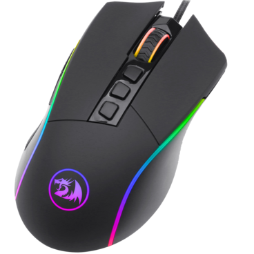 Redragon M721-PRO LONEWOLF 2 RGB Wired Gaming Mouse, 32,000 DPI (Black)