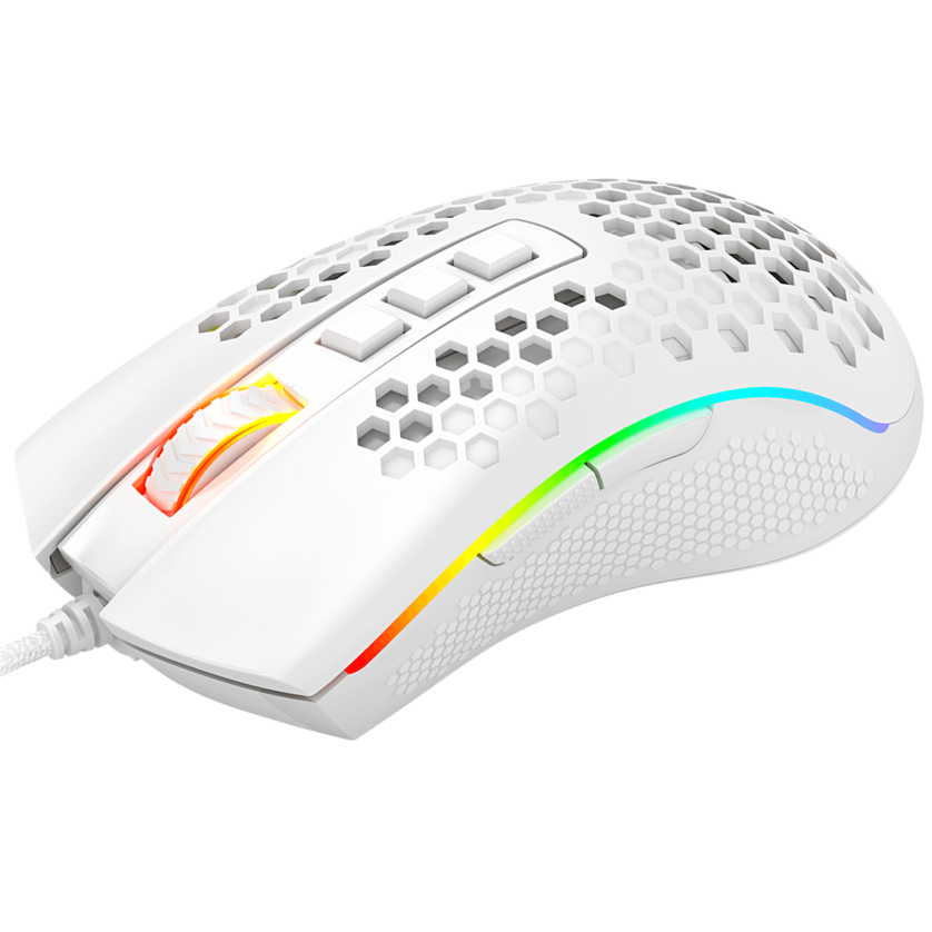 Redragon M988W STORM ELITE RGB Gaming Mouse (White)