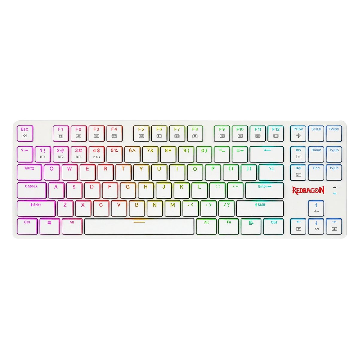 Redragon K539W ANUBIS 80% Wireless RGB Mechanical Keyboard (White)