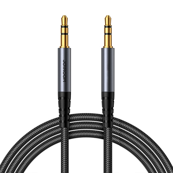 JOYROOM SY-A08 3.5mm Male to 3.5mm Male Audio-Transfer Series AUX Audio Cable 1.2m Black - Image 2