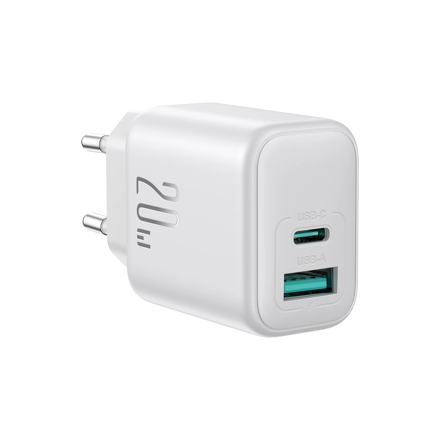JOYROOM JR-TCF21 20W Dual-Port (A+C) Charger-White (EU) - Image 2