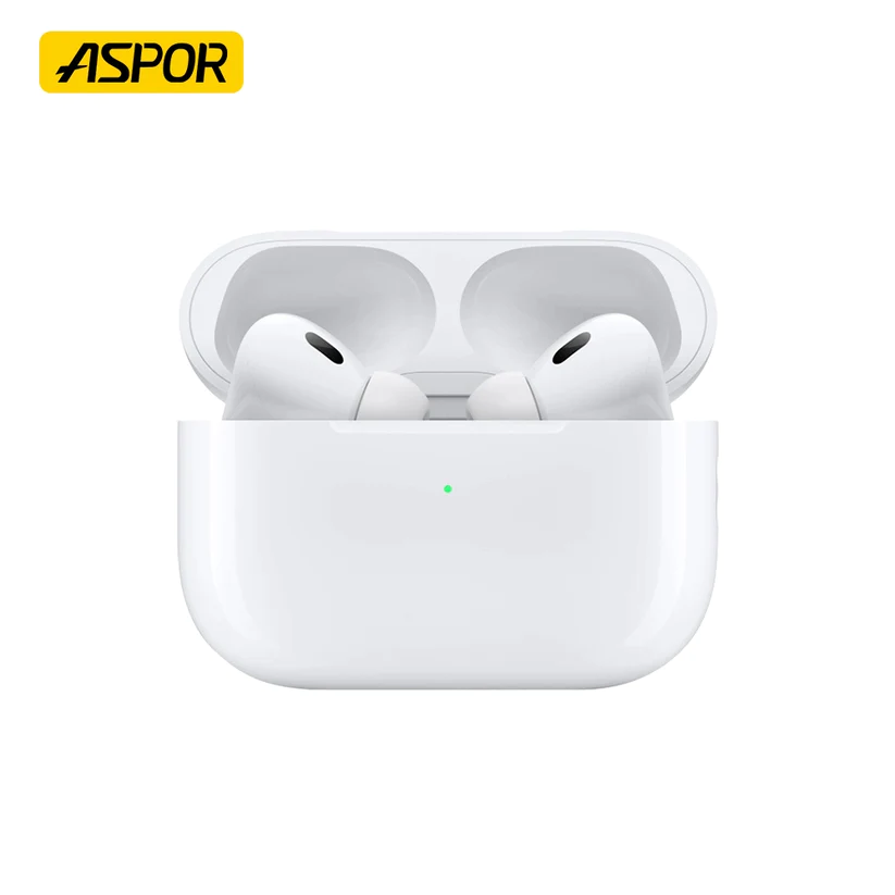 ASPOR A620 ANC AirBuds Pro 2 – Full-Function, Wireless Charging, 30Hrs Playtime, Bluetooth 5.4 - Image 2