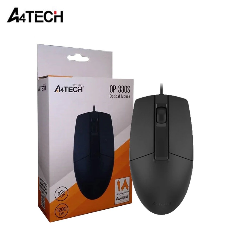 A4Tech OP-330S Wired Mouse – SILENT CLICK - Image 2