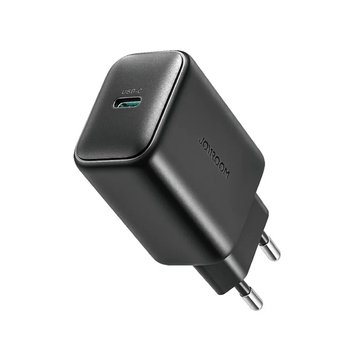 JOYROOM JR-TCF23 25W Charger-Black (EU)+C to C Cable 1m-Black - Image 2