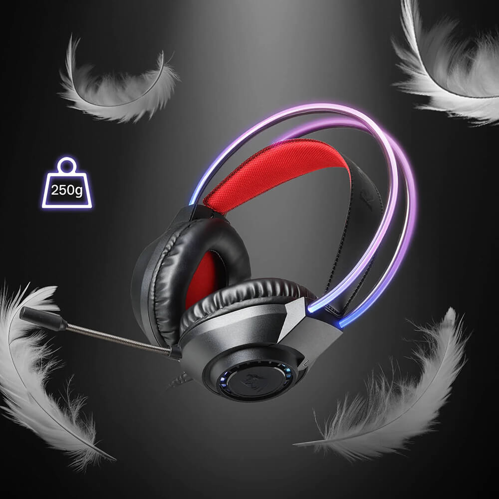 Redragon H231 SCREAM Wired Gaming Headset (Black)