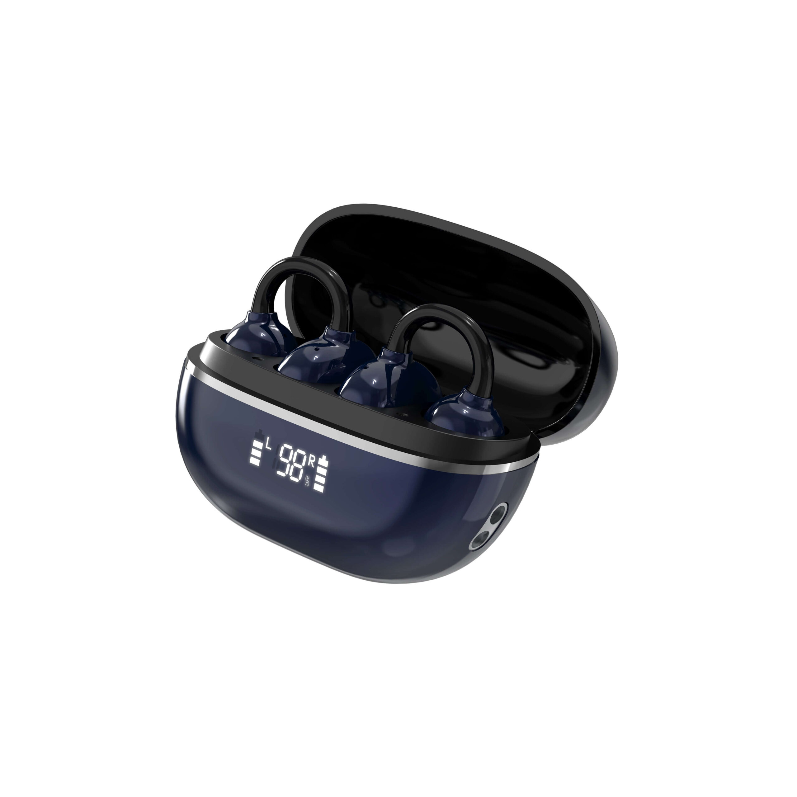 LDNIO T09 Wireless Stereo Earphones – Bluetooth 5.4, Low Latency Gaming, Touch Control BLUE - Image 2