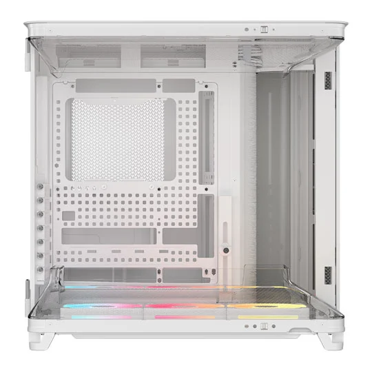Corsair AIR 5400 LX-R RGB Triple Chamber White Mid-Tower PC Case - Image 2