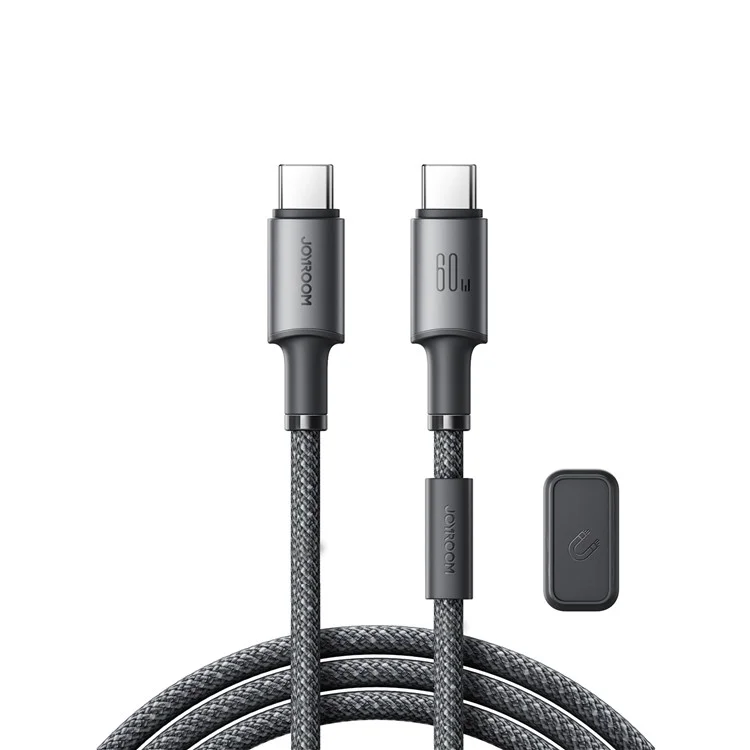 JOYROOM S-A50 60W Type-C to C 1.2M Unlimited Series Fast Charging Data Cable Gray - Image 2