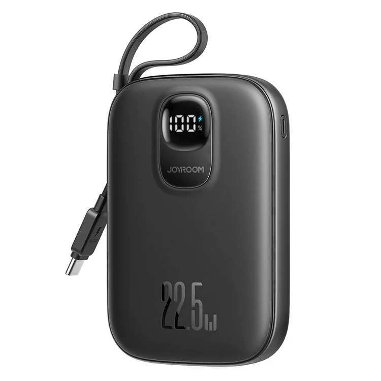 JOYROOM JR-PBF17 10000mAh 22.5W Fast Charging Power Bank with Built-In Type-C Cable - Image 2
