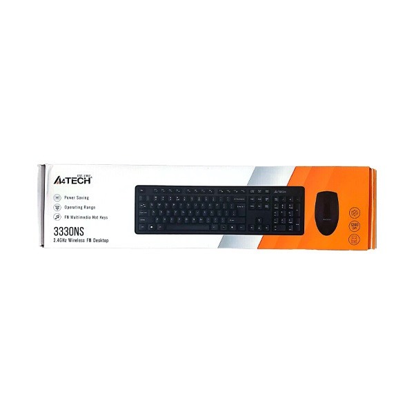 A4Tech 3330NS Wireless Desktop Keyboard & Mouse Combo - Image 2