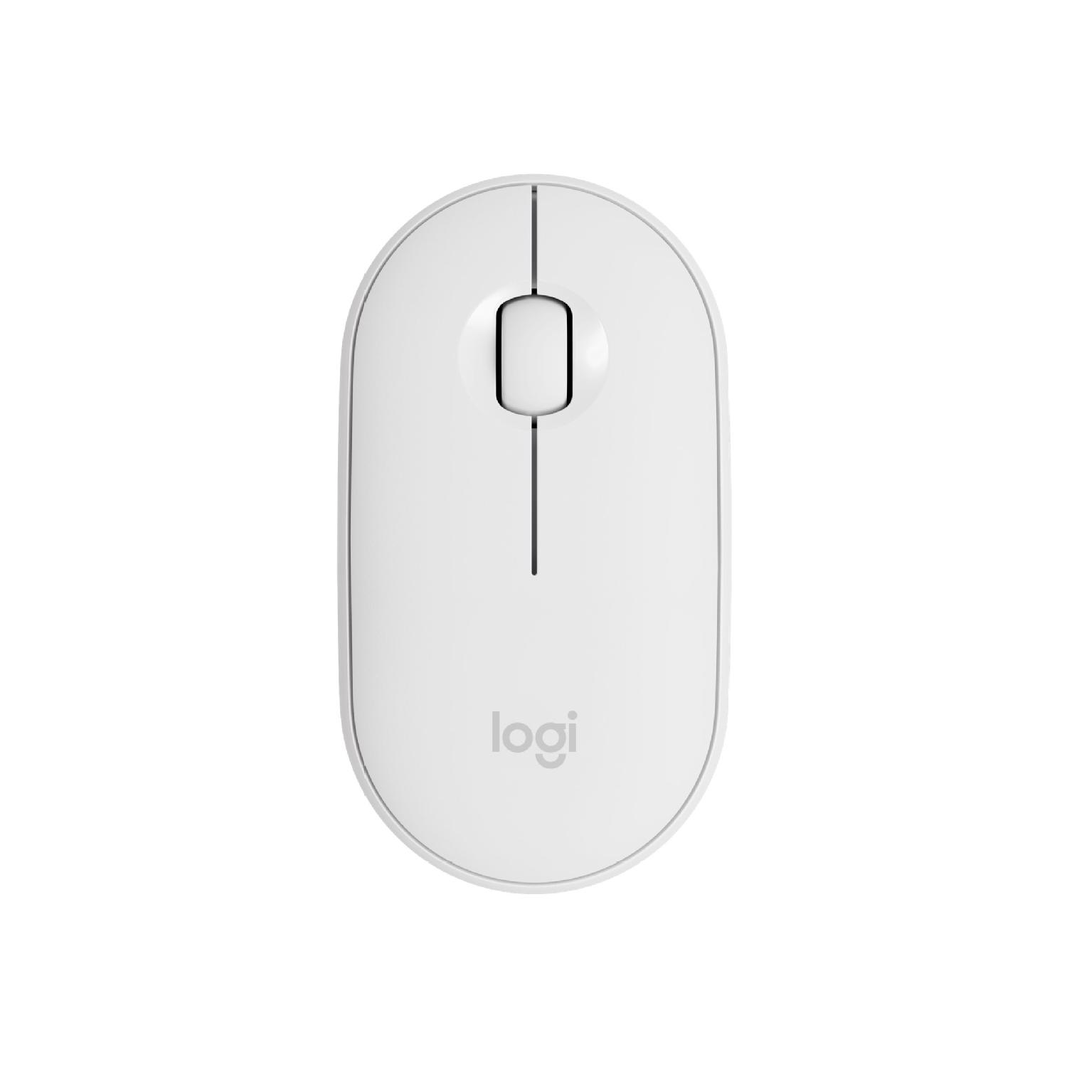 Logitech Pebble M350 Wireless Mouse (Off-White) - Image 2