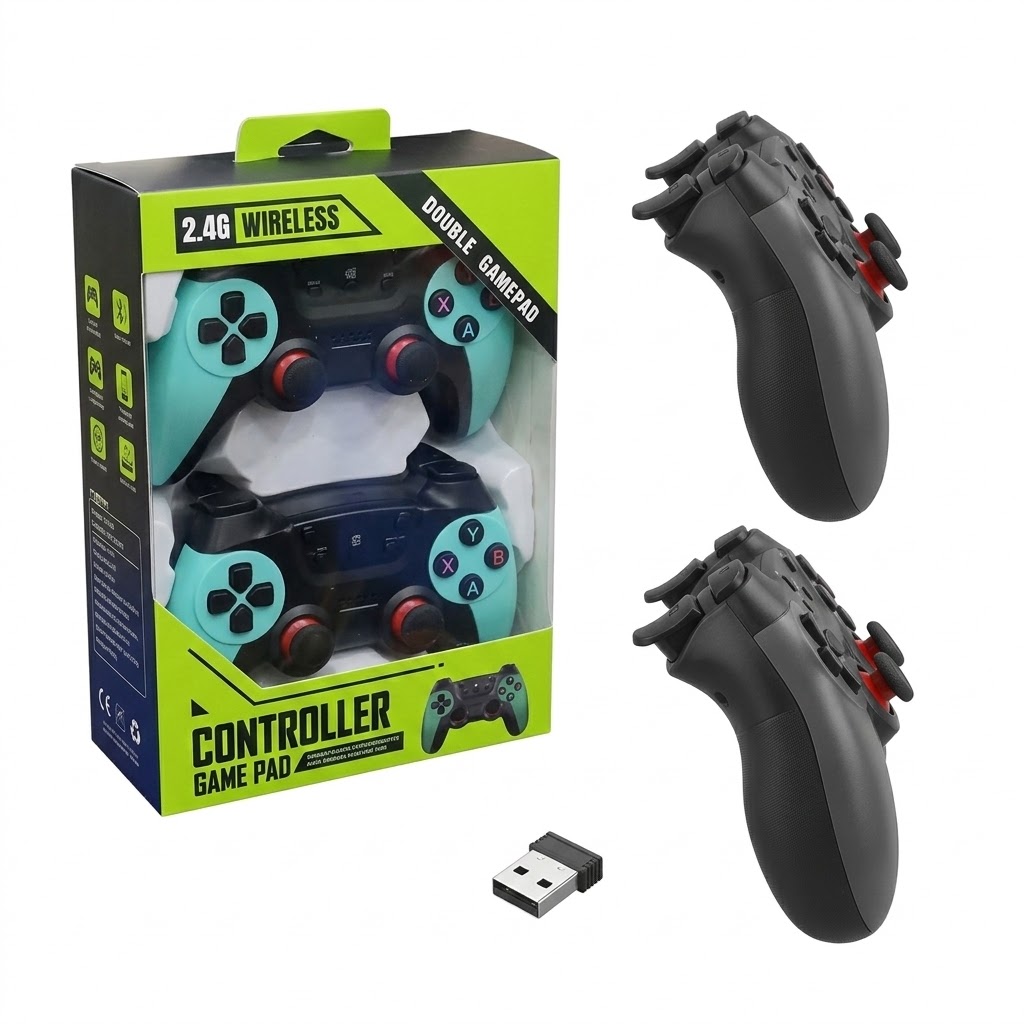 CM-029D Dual Wireless Gamepad 2.4G Game Controller Handle - Image 2