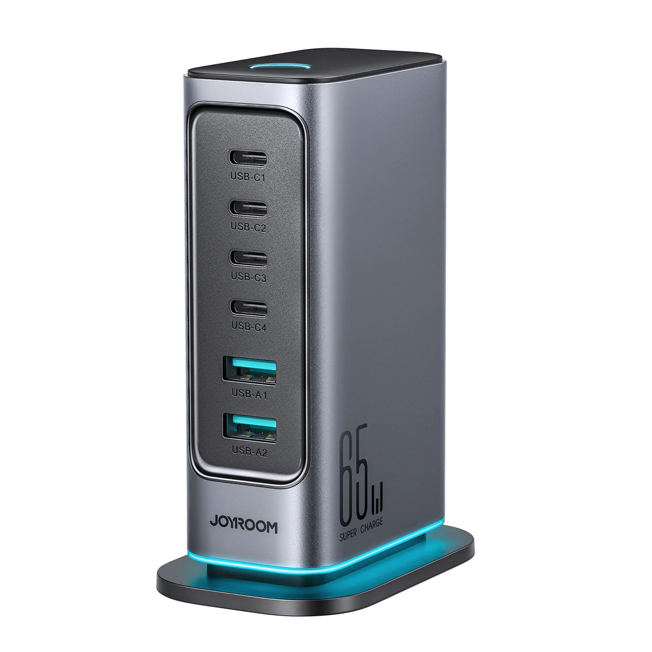JOYROOM JR-TCM02 65W Multi-port Charger-Dark Gray(EU) - Image 2
