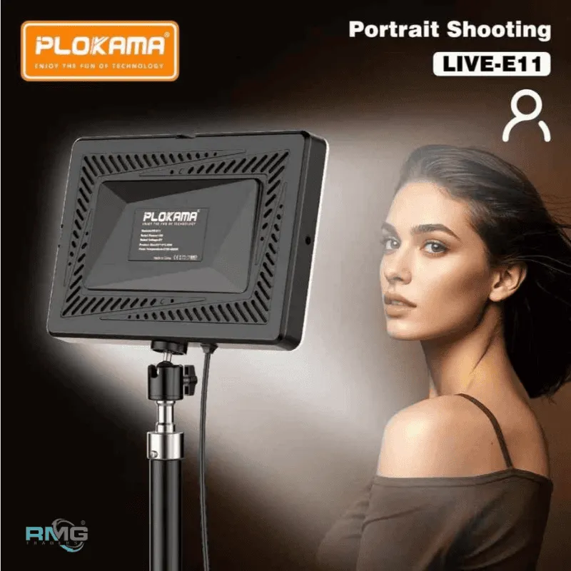Plokama LIVE-E11 11-Inch Professional LED Video Light - Image 2