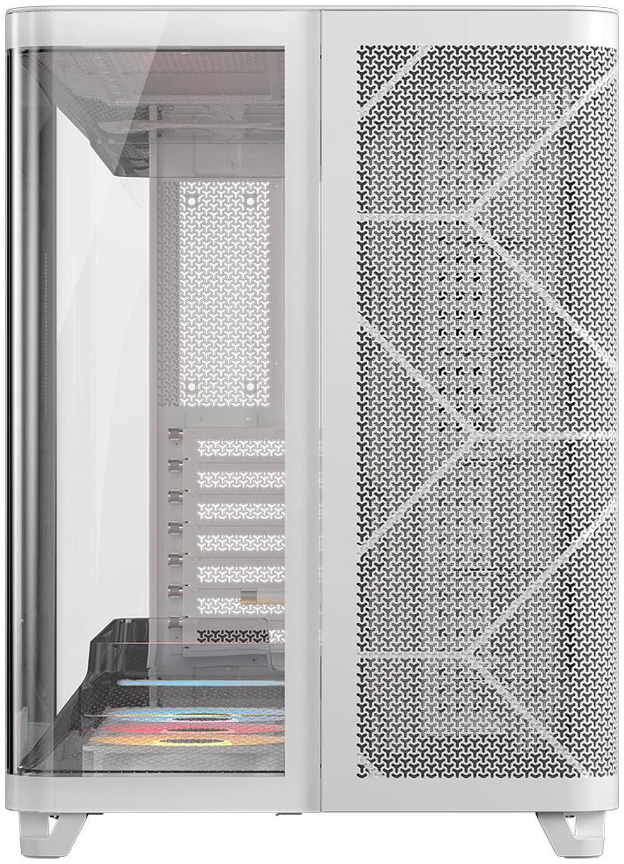 AIR 5400 RS-R ARGB Triple Chamber Mid-Tower PC Case – White - Image 2