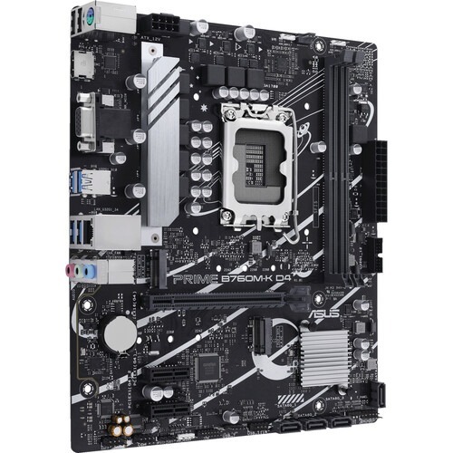 ASUS PRIME B760M-K D4 LGA1700 Mini-ATX Motherboard - Image 2