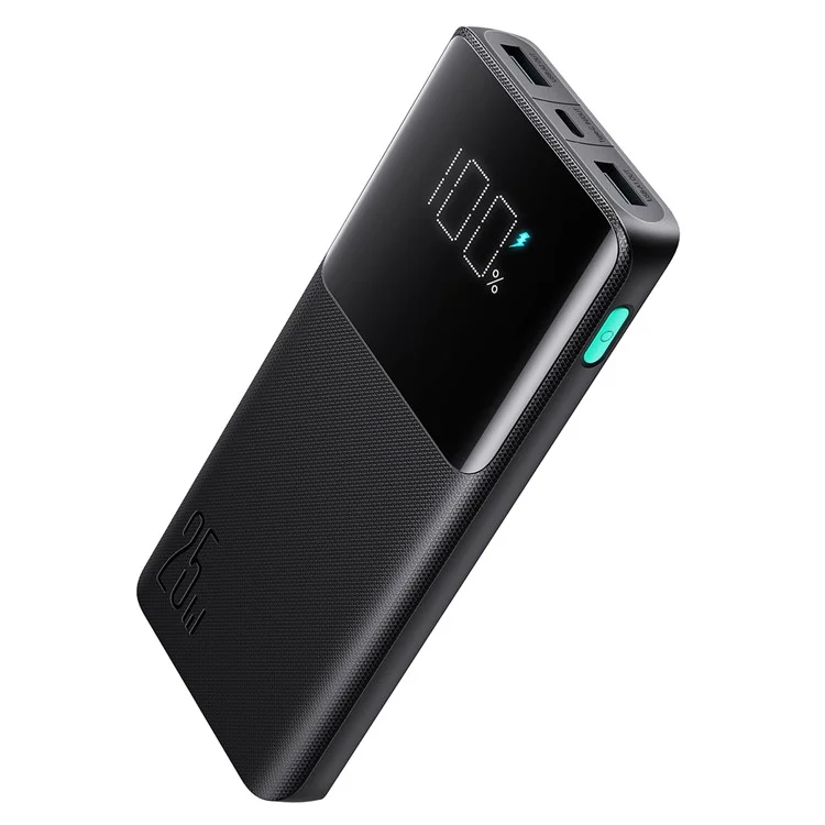 JOYROOM JR-PBF20 25W Digital Display Fast Charging Power Bank 10000mAh Black - Image 2