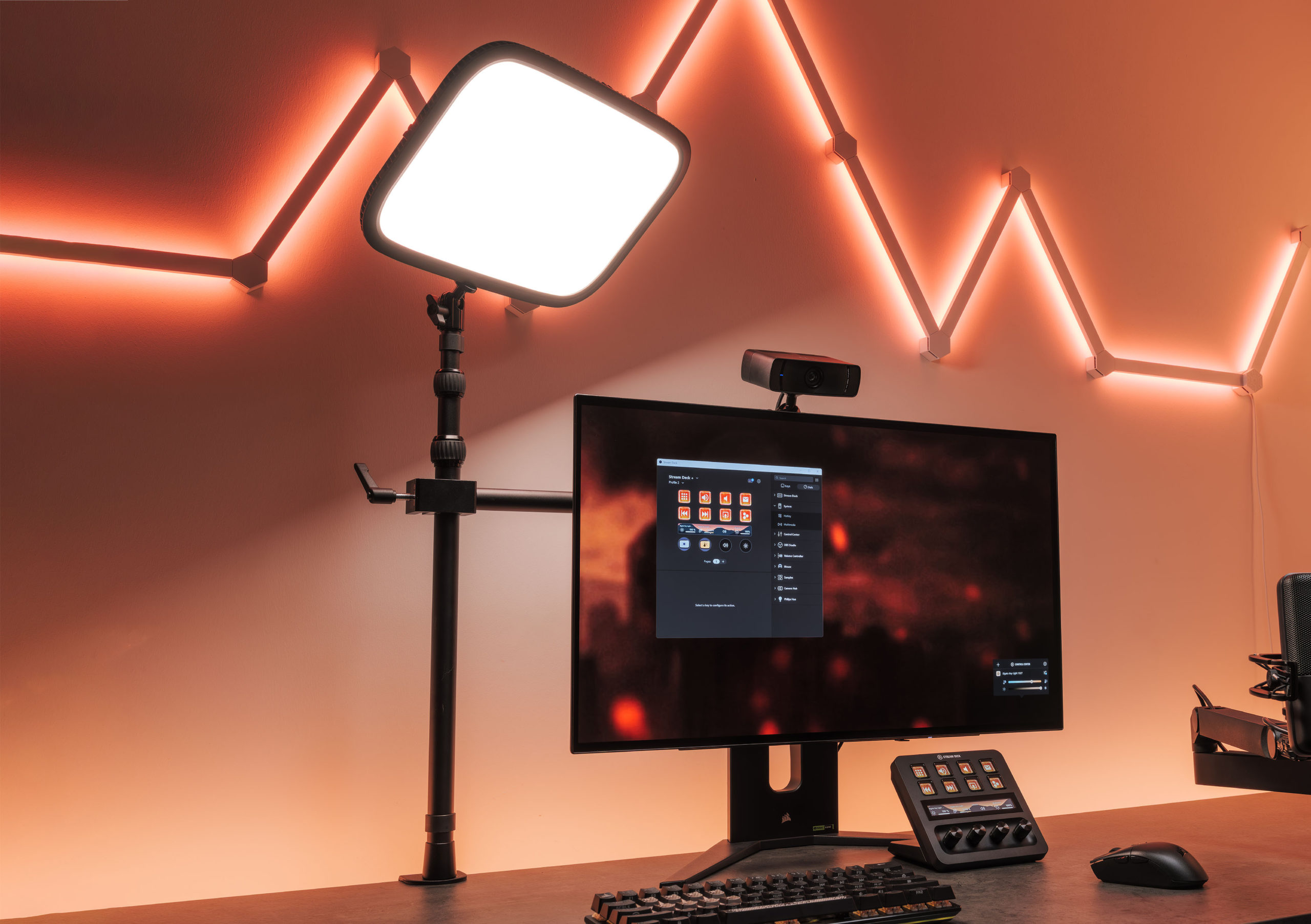 Corsair Elgato Key Light, Gaming, Streaming LED Panel Studio Light - Image 2