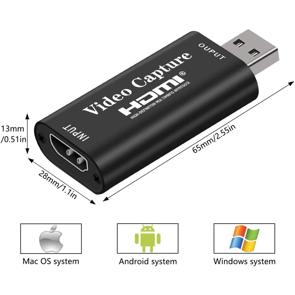 HDMI Capture Card – HDMI to USB 2.0 Video Capture Device - Image 2
