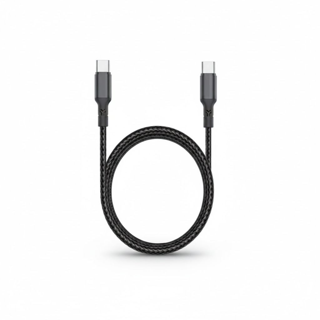 Aspor AC-21XL 100W Nylon Cable Type-C to Type-C 3 Meter - Image 2