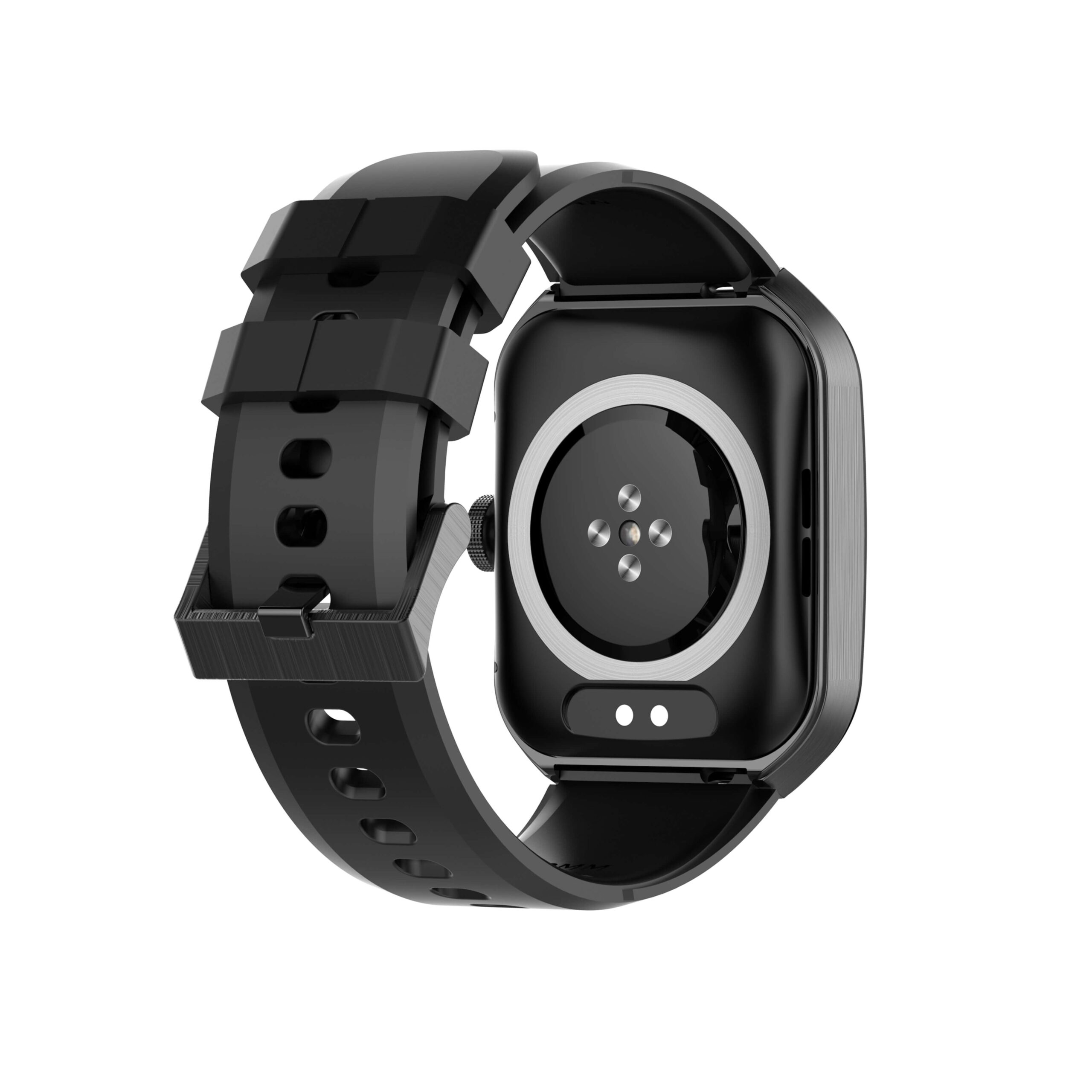 LDNIO SW04 Square AMOLED Smartwatch 1.96″ HD Display Health & Fitness Tracker Black - Image 2
