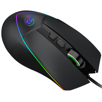 Redragon M909 EMPEROR High-Precision RGB Gaming Mouse, 12400 DPI (Black)