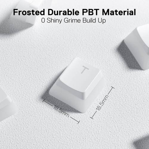 Redragon A130 SCARAB Pudding Keycaps (White)