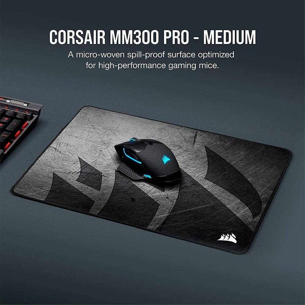 Corsair MM300 Pro Premium Spill-Proof Cloth Gaming Mouse Pad – Medium - Image 2