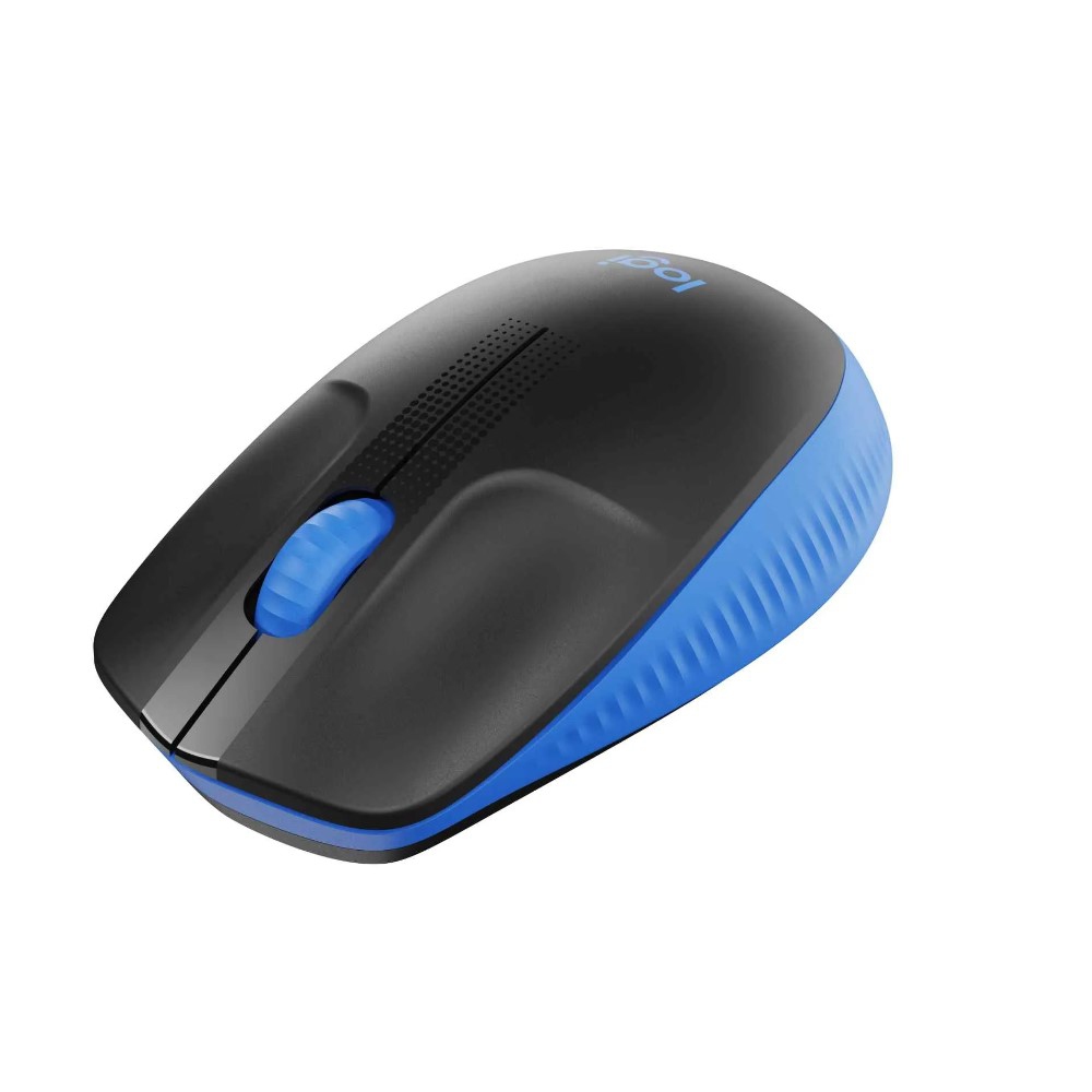Logitech M190 Full Size Curve Wireless Mouse (Blue) - Image 2