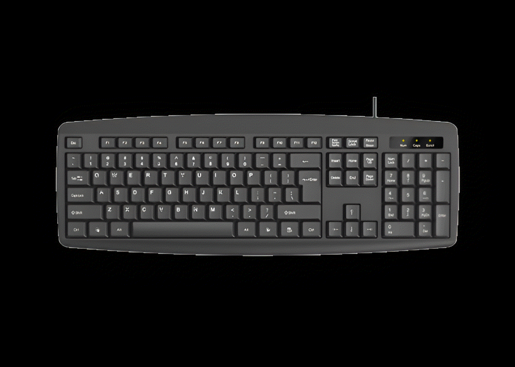 OIJIGE K101 Wired Combo keyboard & Mouse Set business office