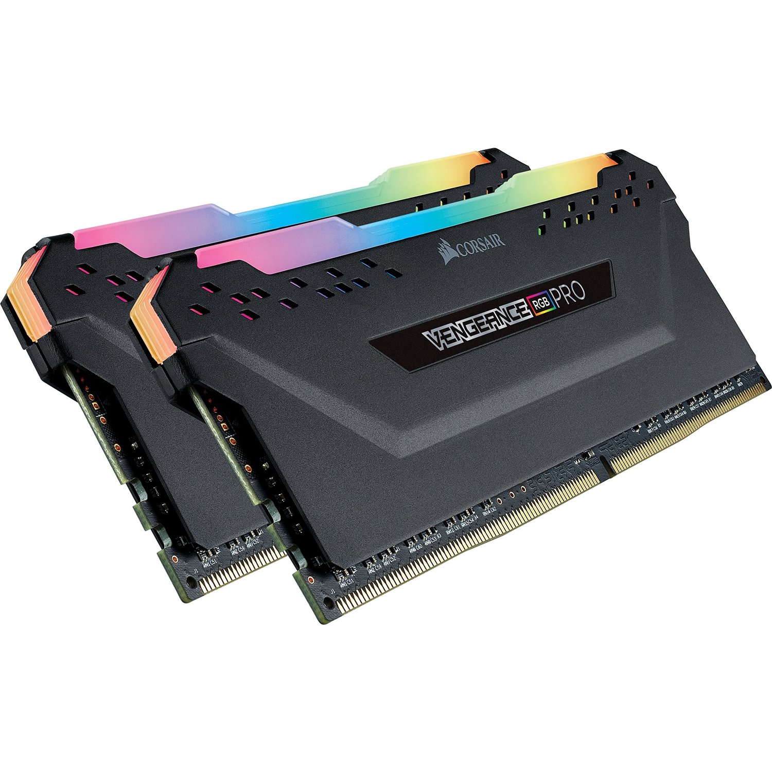 CORSAIR VENGEANCE® RGB PRO 32GB (2 x 16GB) DDR4 DRAM 3600MHz C18 Memory Kit — Black - Image 3