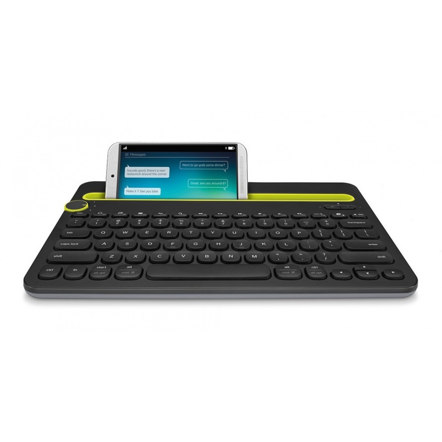 Logitech K480 Bluetooth Multi-Device Keyboard (Black) - Image 3