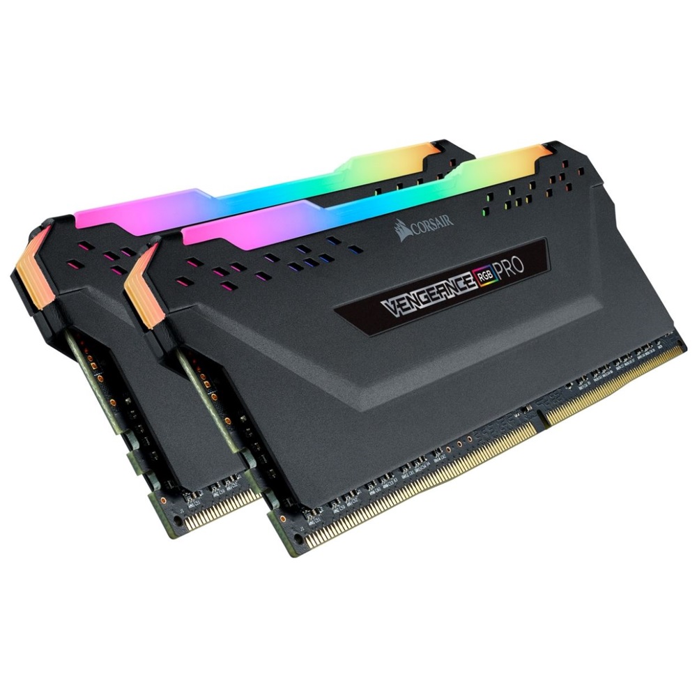CORSAIR VENGEANCE® RGB PRO 16GB (2 x 8GB) DDR4 DRAM 3600MHz C18 Memory Kit — Black - Image 3