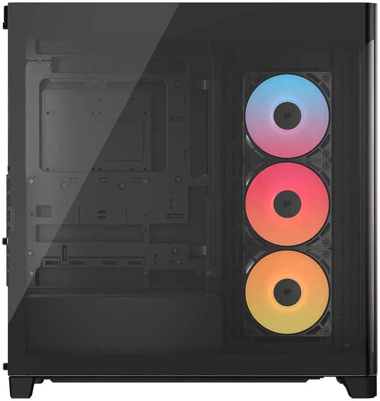 CORSAIR FRAME 4500X RS-R ARGB Panoramic Glass Mid-Tower PC Case – Panoramic Glass Exterior – InfiniRail - Image 3