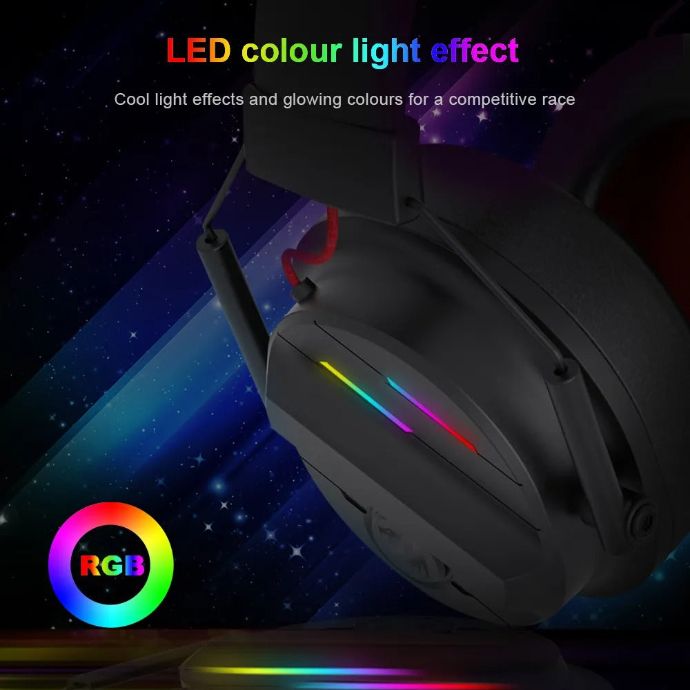 Redragon H380 CHIRON RGB Gaming Headset (Black)