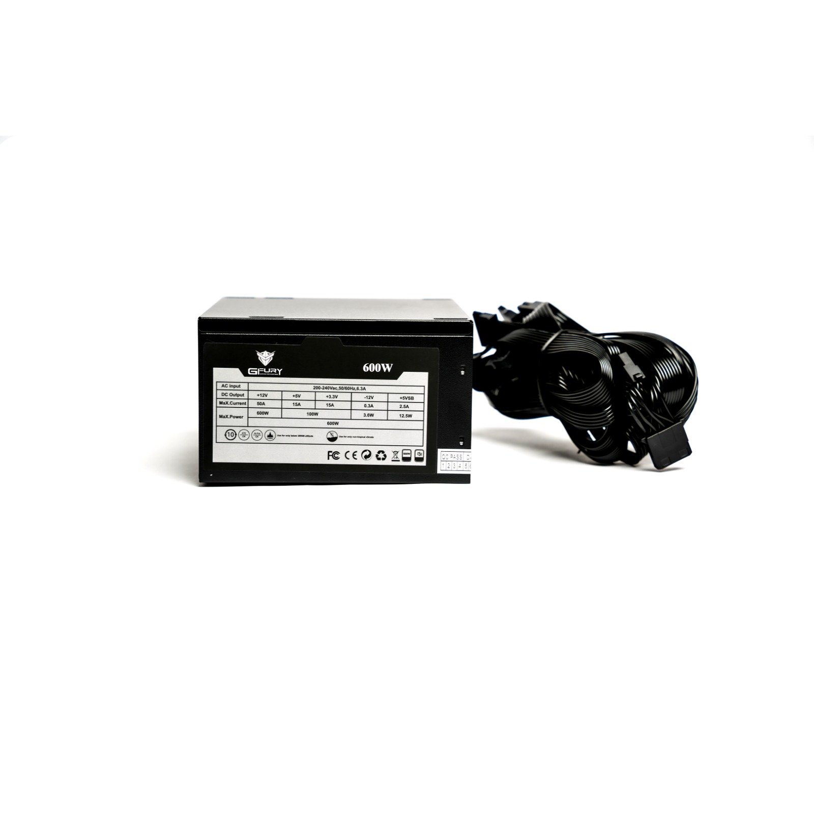 GFury GF-BLAZE 600W Power Supply Unit (PSU) - Image 3
