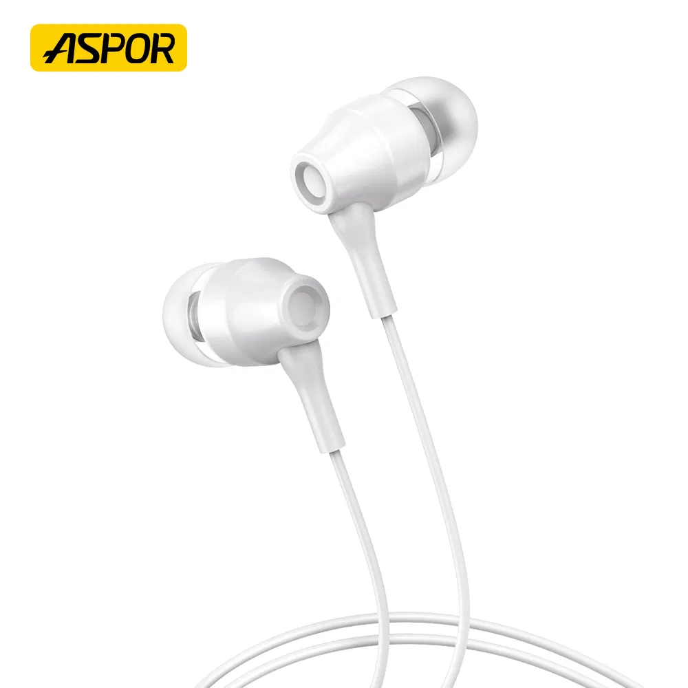 Aspor A202 DC 3.5mm Earphone Smart Surround Mic + Pause Button 1.2m Earphone - Image 3